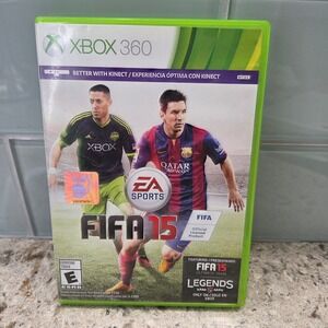 Xbox 360 FIFA 15 Ultimate Team Legends Edition Video Game Disc‎ Case